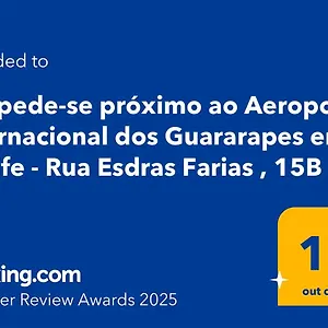 Hospede-se Proximo Ao Aeroporto Internacional Dos Guararapes Em - Rua Esdras Farias , 15b Apartamento Recife